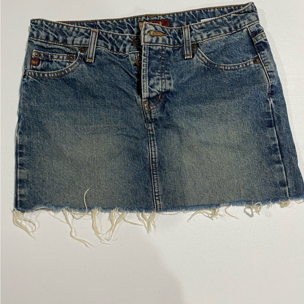 Denim Mini Skirt 7
